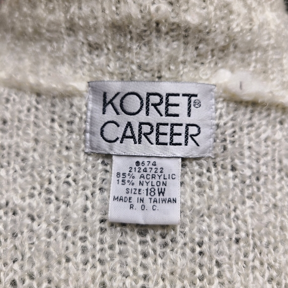 Koret Career Sweater Vest Size 18W - Picture 8 of 8